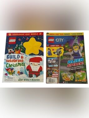 🎉3/$15 LEGO BOOK BUNDLE MAGAZINE ACTIVITY BOOK LEGO CITY